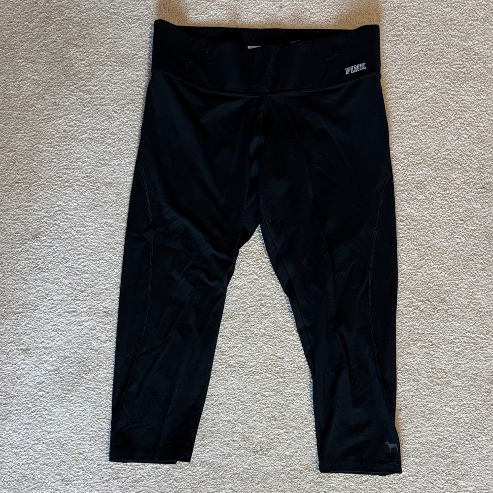 Victoria's Secret PINK Ultimate Black Yoga Leggings
